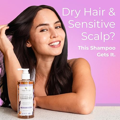 Miniatura 8 de Tree to Tub Champú de menta para cabello graso y cuero cabelludo sensible, champú aclarante suave para la acumulación, champú para el cabello anti