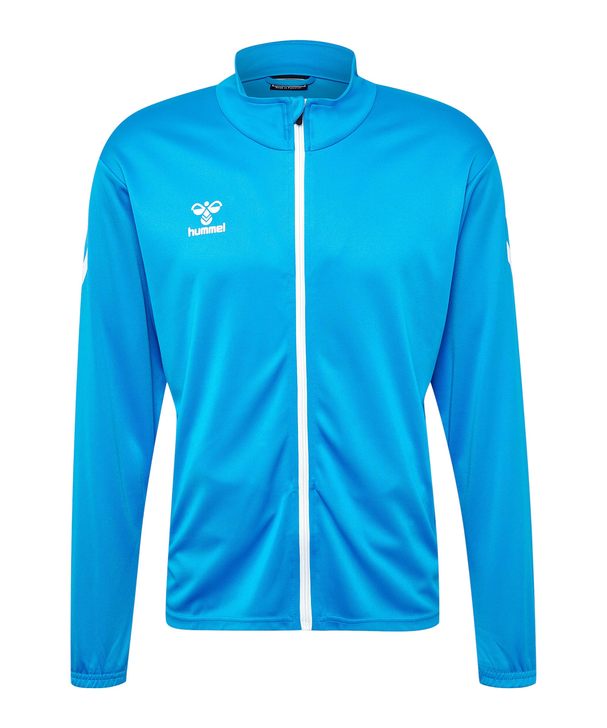 hummel Męski dres treningowy hmlLOGO Suit dwuczęściowy dres sportowy, kolory: granatowo-jasnoniebieski, rozmiar spodni: L, ciemnoniebieski-jasnoniebieski, L
