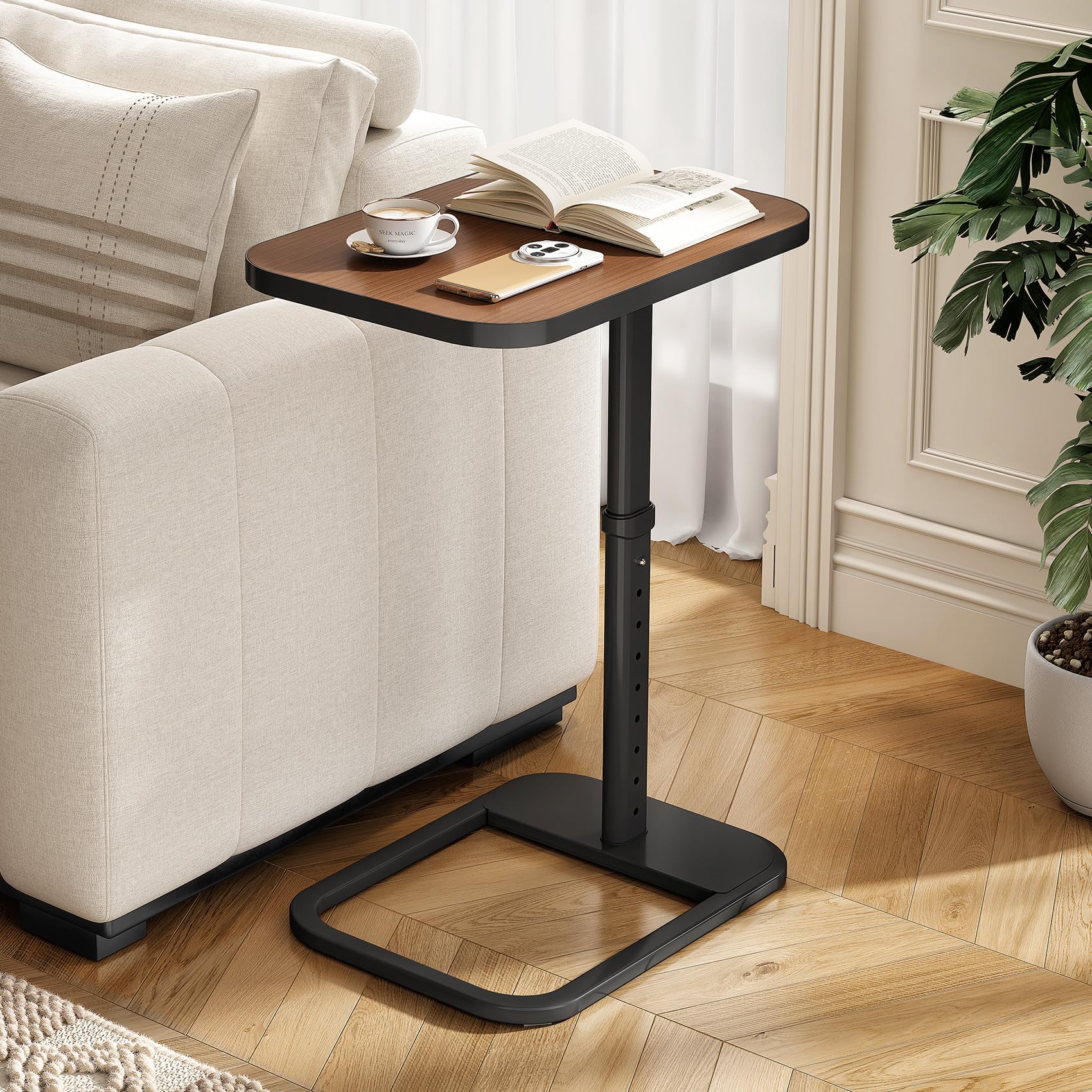 Photo 1 of [MISSING PARTS] Kitstorack TV Tray Table with Panel Lock, Espresso