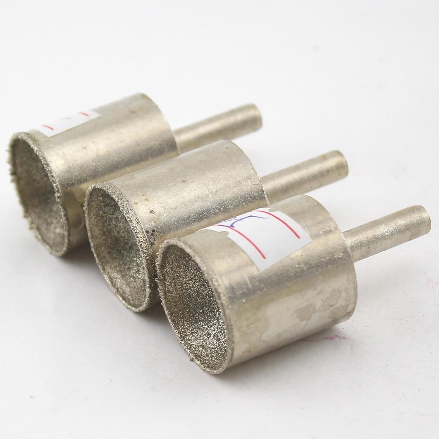 ILOVETOOL 25mm Grit 80 Diamond Grinding Bit SPHERICAL CONCAVE Head Mounted Point Jade Carving Lapidary Tools Sculpturing Bead Stone Gems