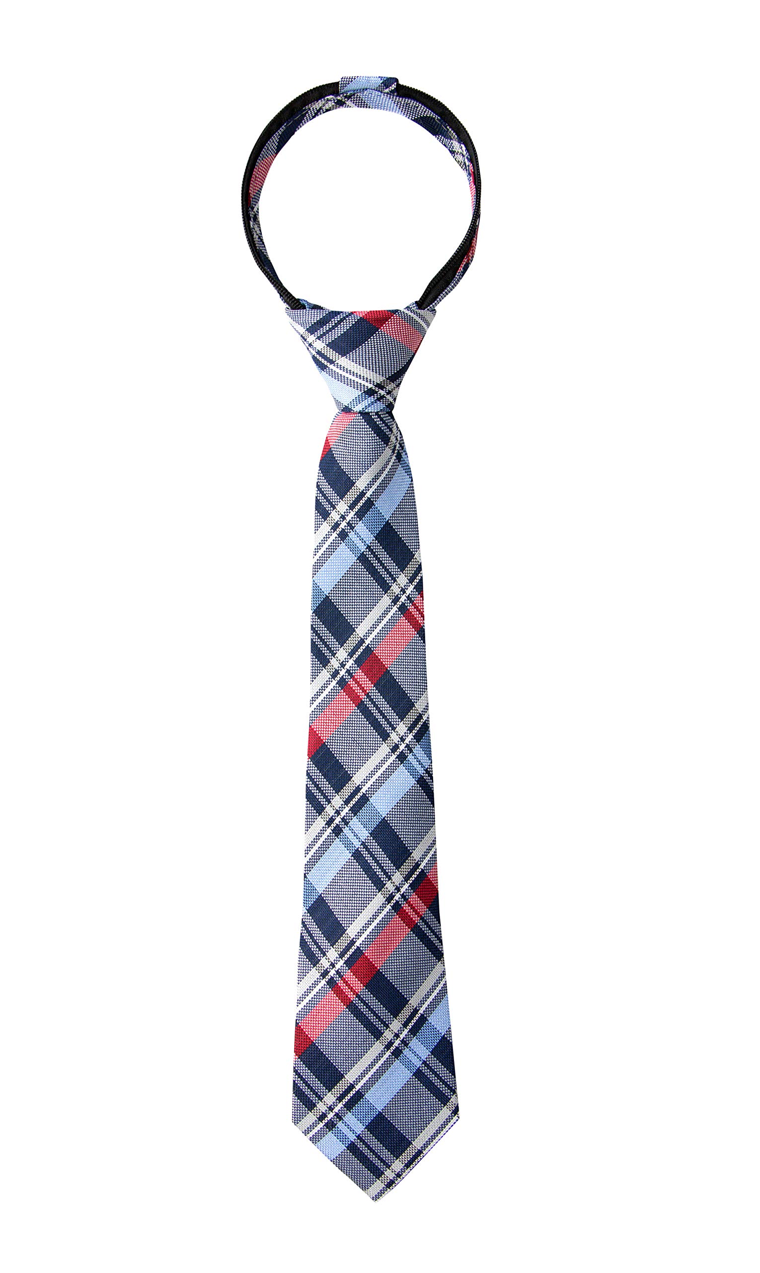 Spring NotionBoy's Tartan Plaid Woven Zipper Tie