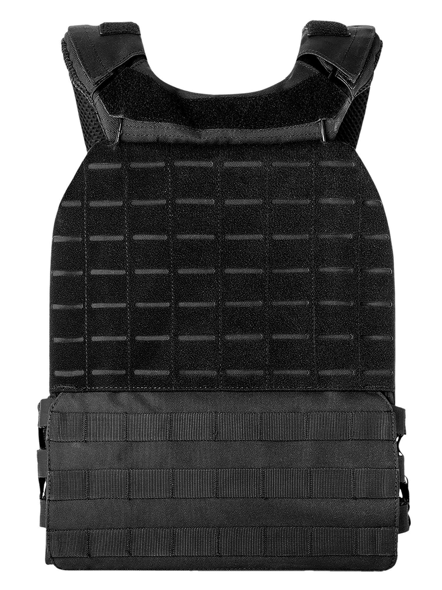 Force Fitness - Gilet pesato, 20 kg, colore: Nero