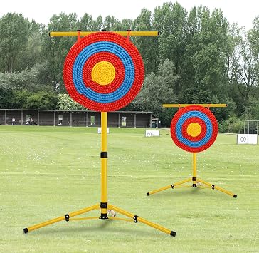 Backyard Archery Target Stand, Mobile Folded Archery Stand for Practice Beginners
