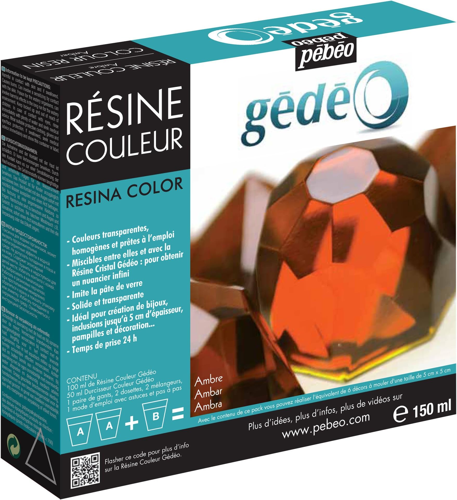 Gedeo 150 ml Color Resin, Amber, 766154