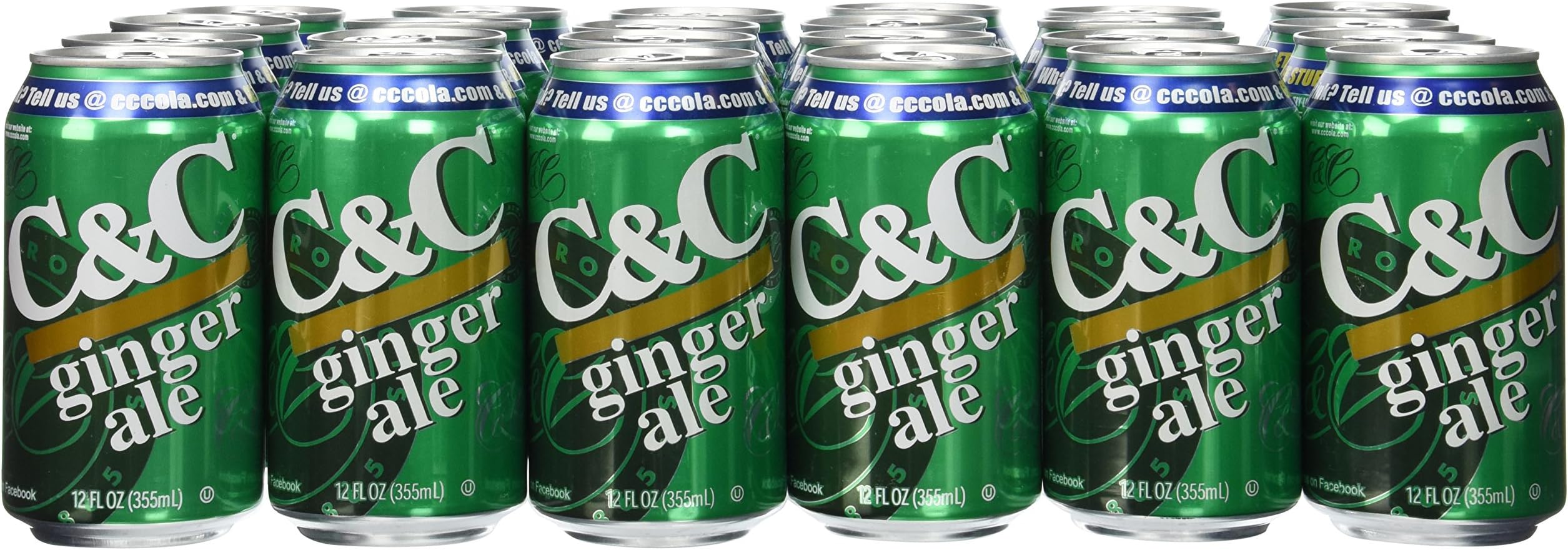 C&CGingerale, 12 Oz, 24 Count