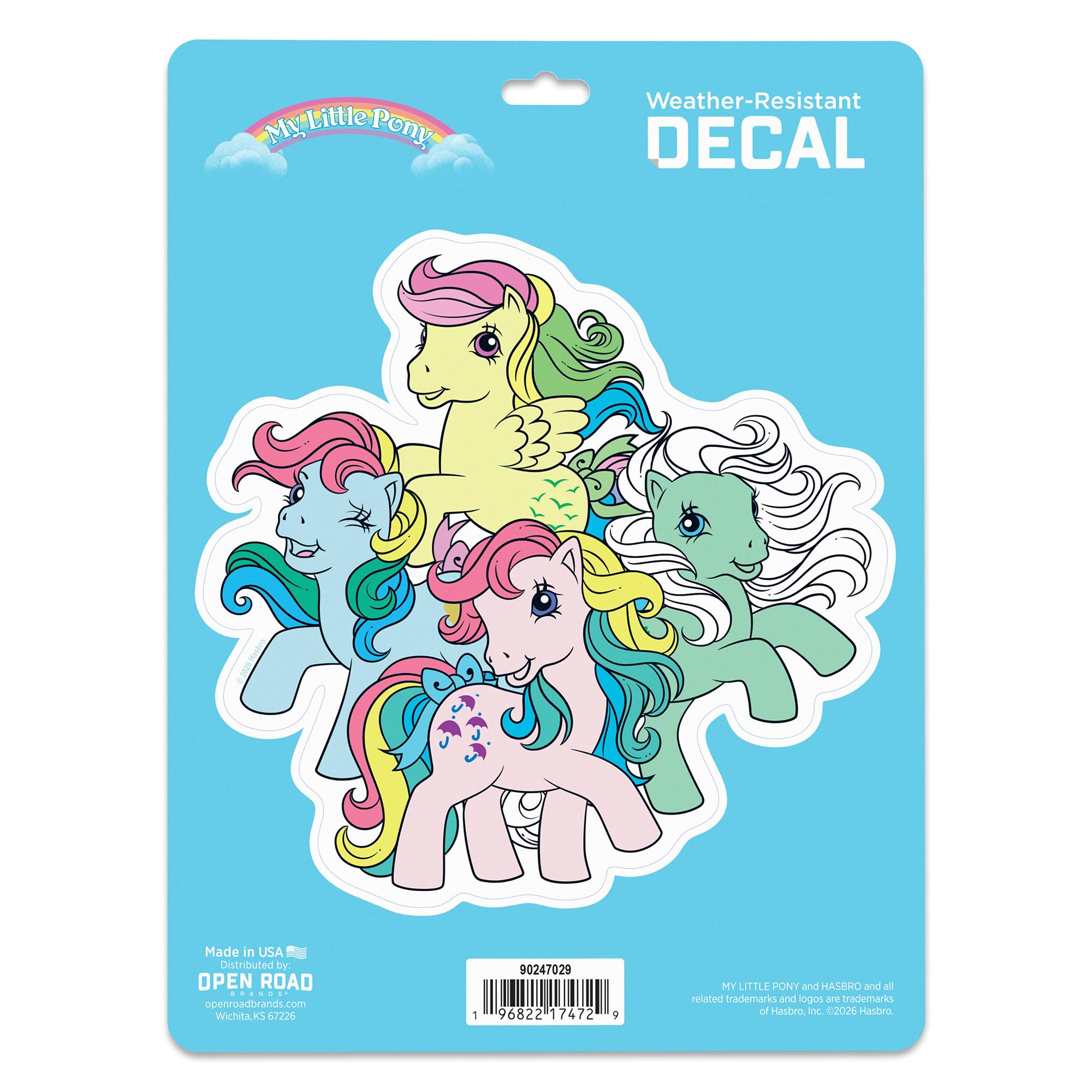 Hasbro My Little Pony Adhesive Vinyl Decal