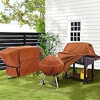 Vista 8 de NettyPro Cubierta para Plancha Blackstone de 28 pulgadas Impermeable Resistente 2 Quemadores Plancha Plana Cubierta para Parrilla de Gas de 28