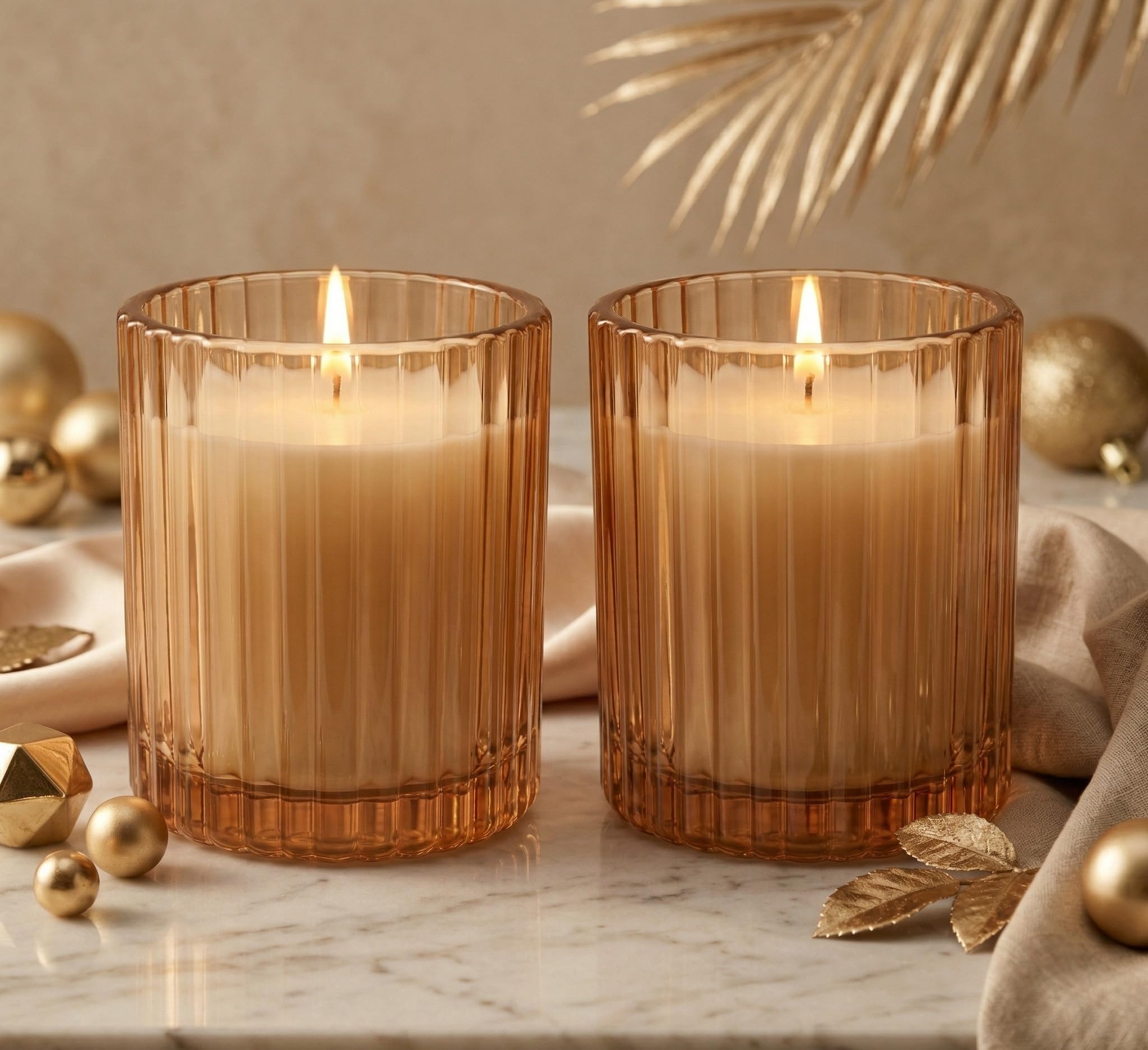 Premium Glass Candle Jar Decorative Home Gift Green Cylindrical Elevate Your Decor | Scented Candle | Candle for Home Décor, Bedroom, Romance & GiftingPack-image-5
