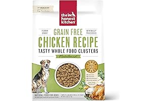 Honest Kitchen Whole Food Clusters Grain Free Chicken Dry Dog Food For Small Breed