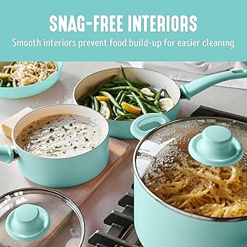 Amazon.com: GreenLife Soft Grip 16 Piece Cookware Set, Non-Toxic Amazon.com: GreenLife Soft Grip 16 Piece Cookware Set, Non-Toxic