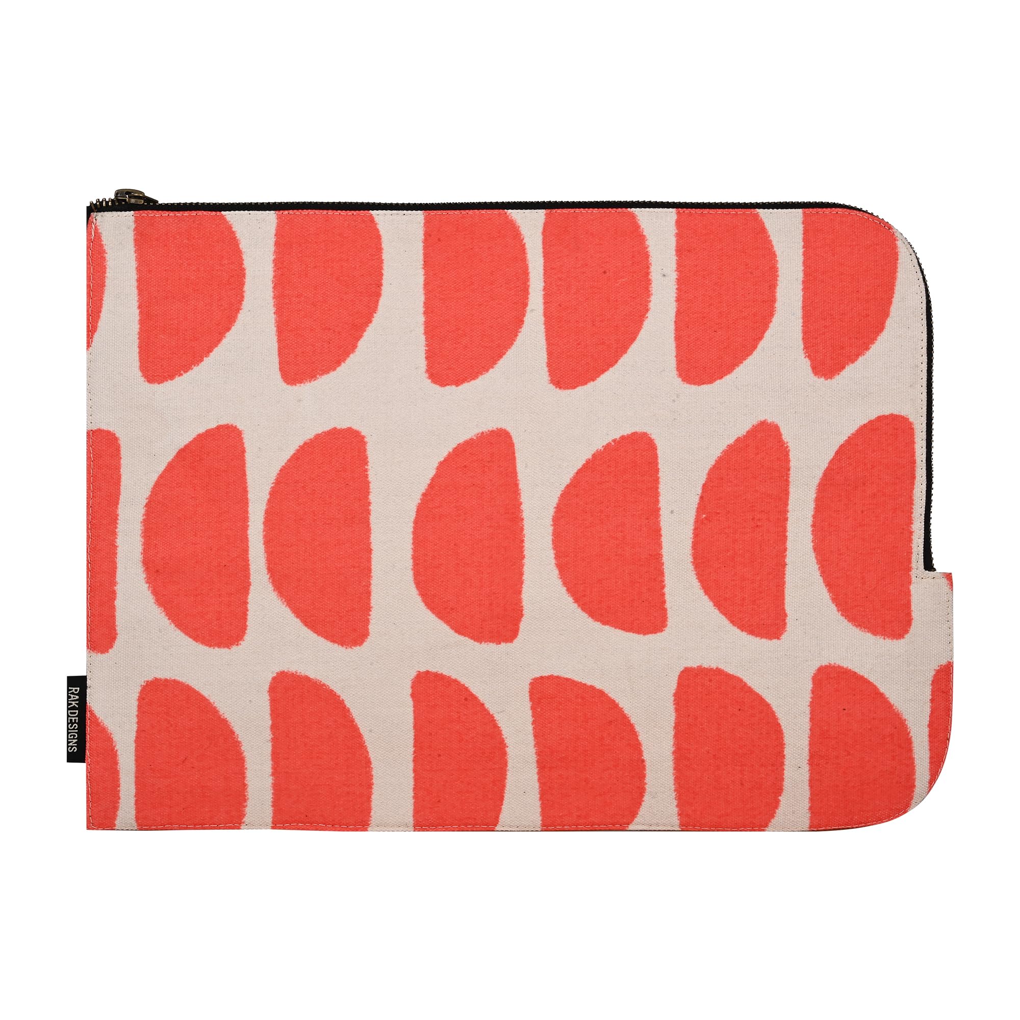 RAK DESIGNS Poly Canvas Laptop Sleeve/Laptop Case Cover Pouch for Men & Women/Sleek Design with Zip Closure for 14 inch Laptop, MacBook/Laptop Bag for College, Office (Red) (B0CW3TZ53W) Amazon Price History, Amazon Price Tracker