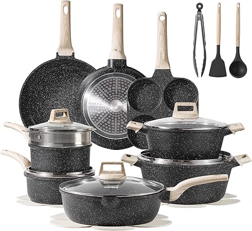 CAROTE 21pcs Pots and Pans Set CAROTE 21pcs Pots and Pans Set
