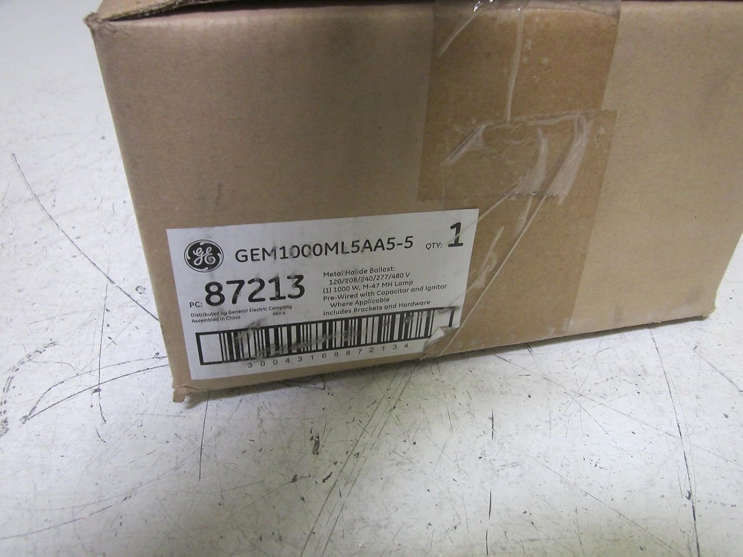 GE LIGHTING 1103 Watts, 1 Lamps, HID Ballast Kit Electrical Ballasts