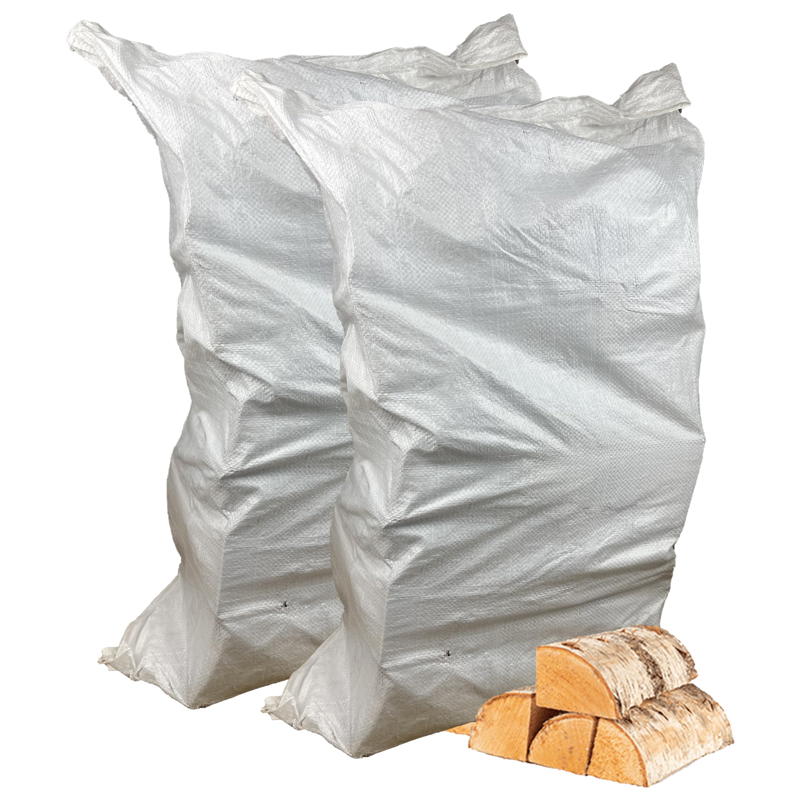 AMOS Kiln Dried Hardwood Birch Chunky Firewood Logs 120L for Fireplaces, Stoves, Fire Pits, Pizza Ovens, Chimineas, BBQ, Wood Burner Under 20% Moisture Ready to Burn Sustainably Sourced