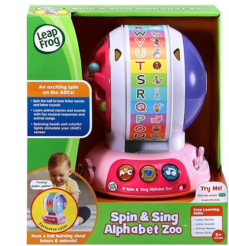 Miniatura 11 de LeapFrog Spin and Sing Alphabet Zoo juguete para niños, azul