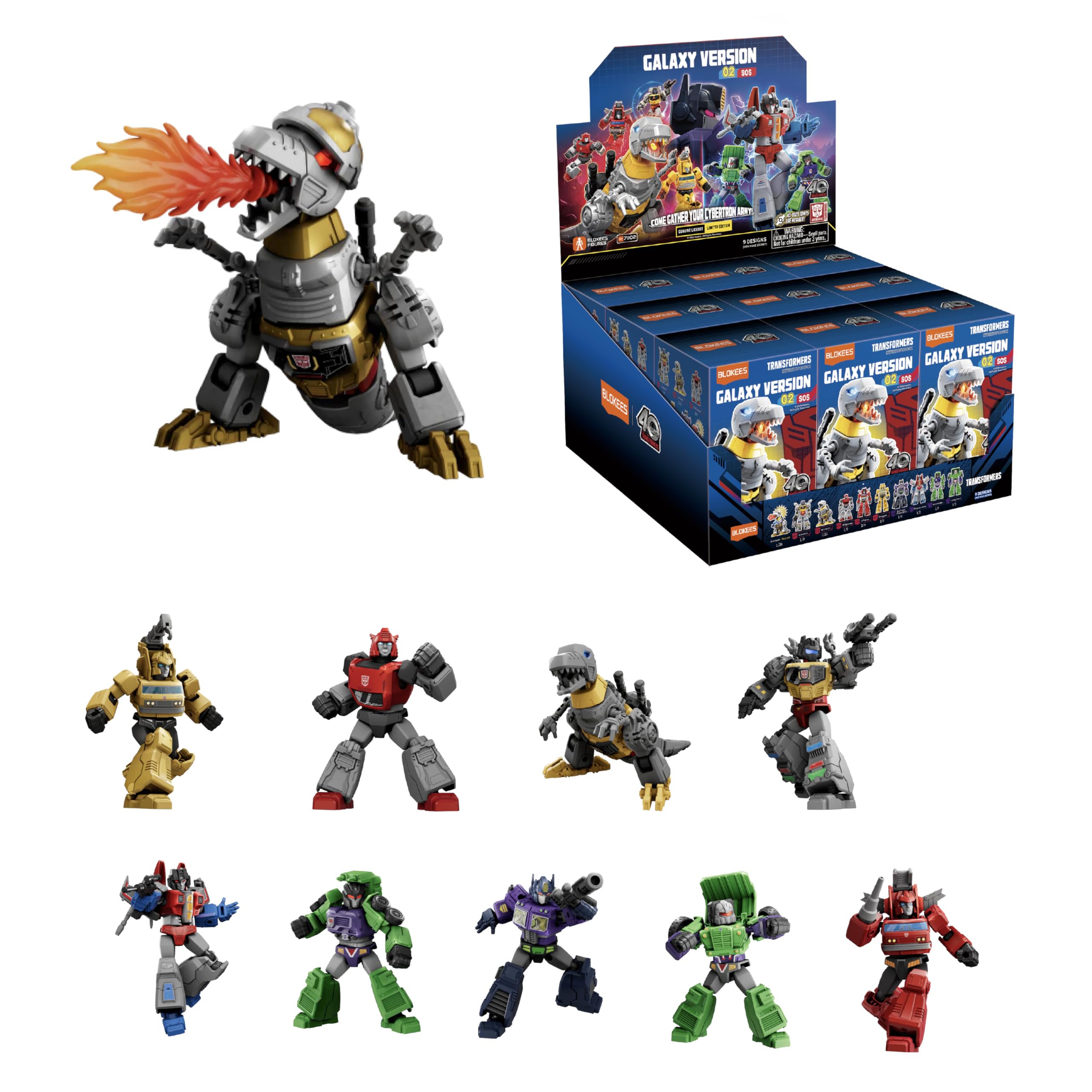 BLOKEES Transformers Figuras - Galaxy Version 02 - Juguetes de Superhéroes, Kit de Modelo para Niños y Adultos
