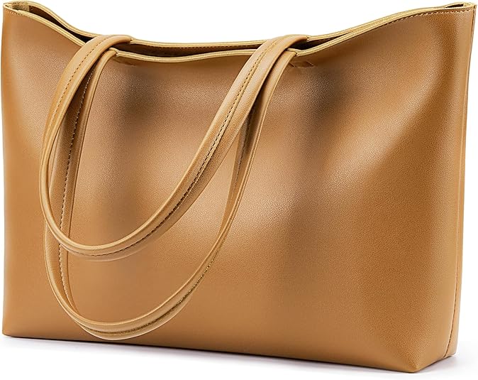 KALIDI Handtas voor dames, shoppertas, PU-leer, grote