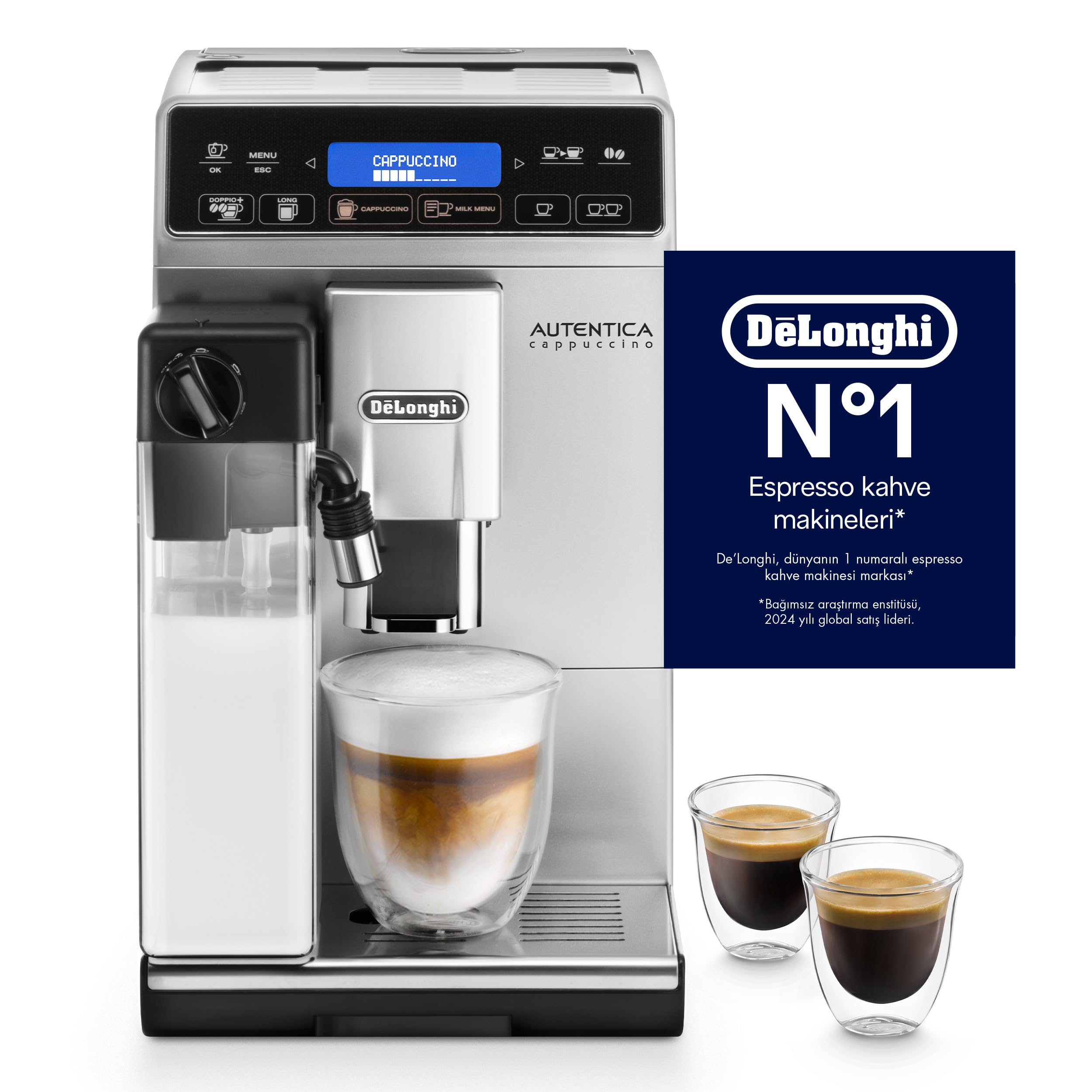 De'Longhi Autentica Otomatik Kahve Makinesi ETAM29.660.SB : Amazon