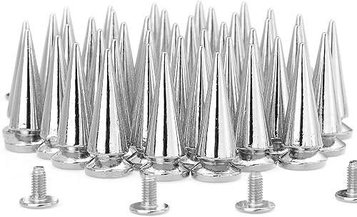 RUBYCA 50 juegos de 50 juegos de espigas y tachuelas grandes de metal para árbol grandes de metal con parte trasera metálica para bricolaje, cuero, disponible en Yaxa Costa Rica