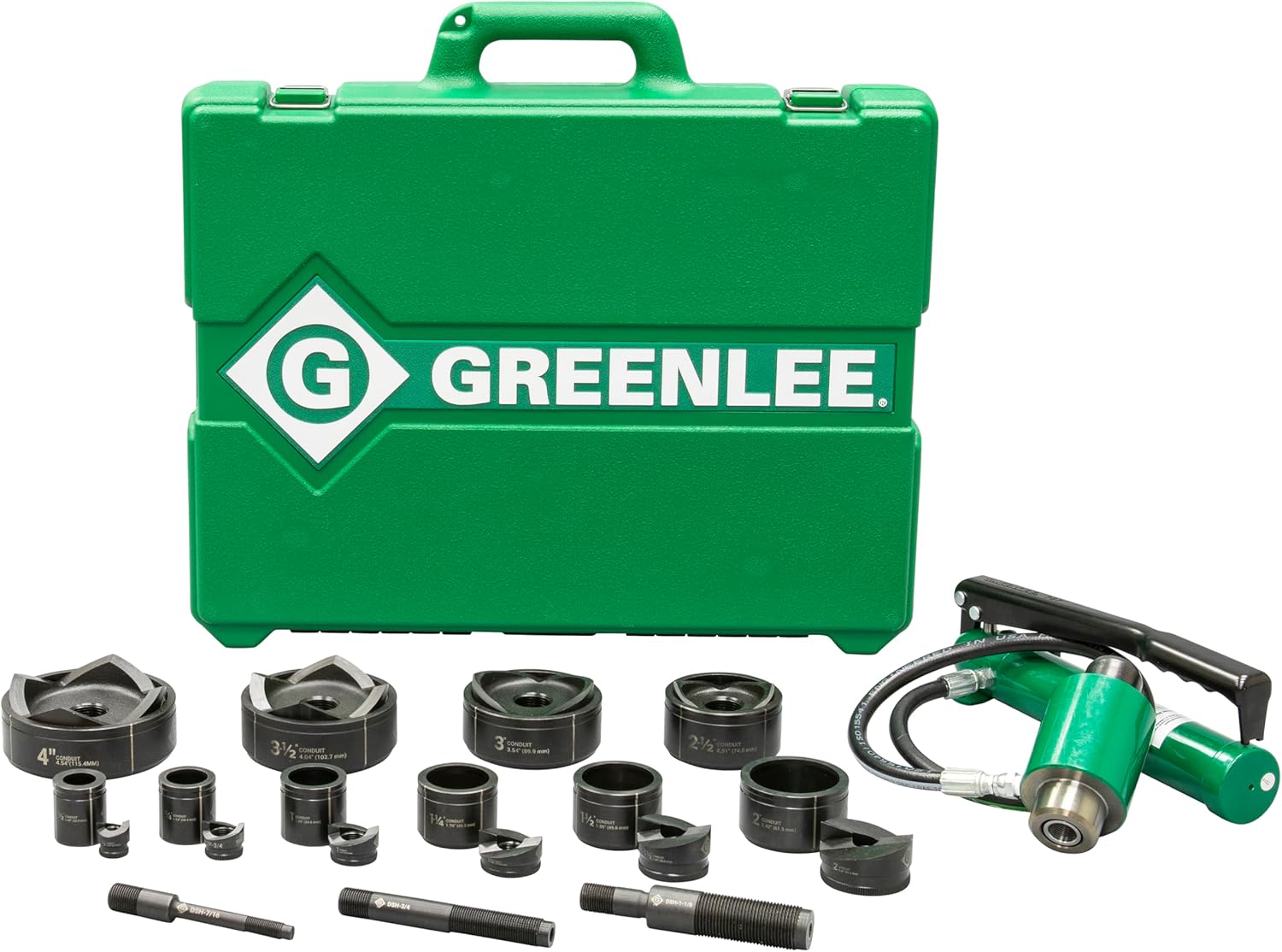 Greenlee 7310SB 11Ton Hydraulic Knockout Punch Kit with
