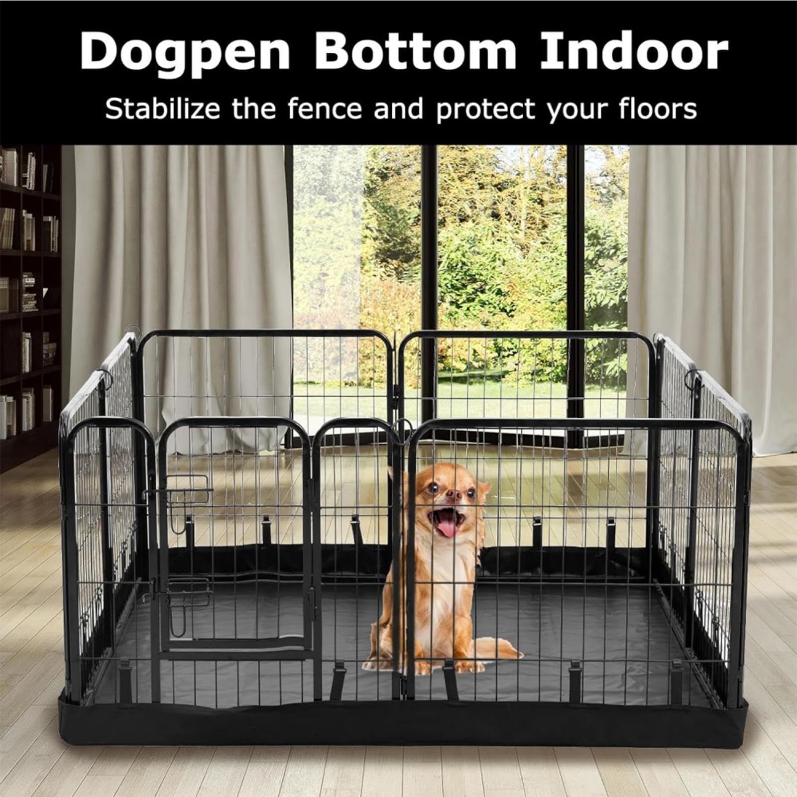 Alfombrilla de juegos para cachorros, alfombrilla para perros | Valla para mascotas - Tela Oxford lavable para cachorros Perros Pee Pad impermeable Whelping - Alfombrilla de entrenamiento para