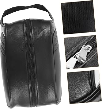 Hemoton Waterproof Shoe Bag Golf Shoes Storage Bag with Zipper Reusable Outdoor Shoes Carrier for Travel Cycling Football Tennis Basketball 12.59 X 9.05 X 5.11 in