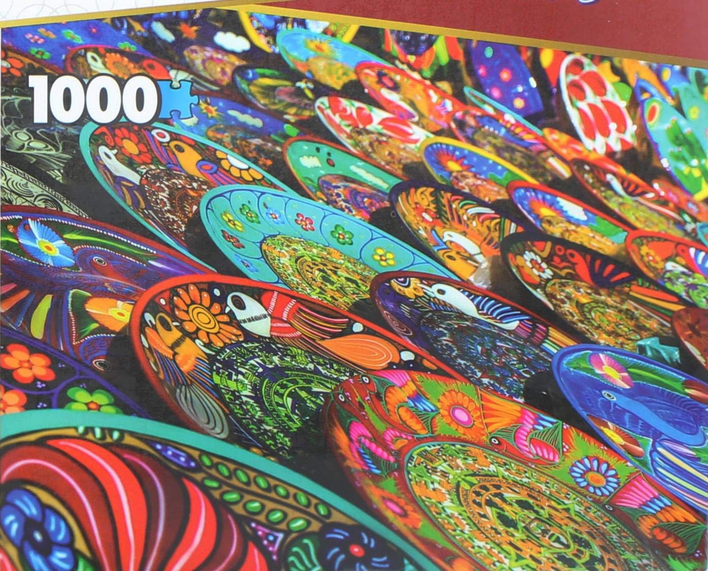 Zestaw 2 pamiątek 1000 sztuk puzzli | Kolorowe ptaki