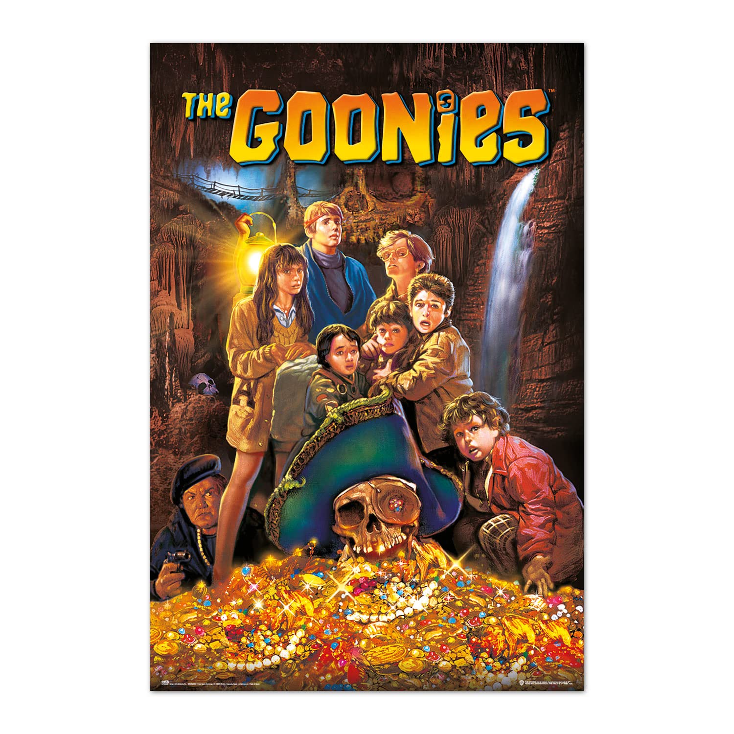 Grupo Erik Poster The Goonies Treasure - 36 x 24 inches / 91.5 x 61 cm - Shipped Rolled Up - Cool Posters, Art Poster, Wall Posters & Prints