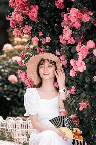 Miniatura 6 de Ventilador de papel de mano personalizado, recuerdos de boda a granel, ventilador plegable personalizado con imagen para invitados, abanicos