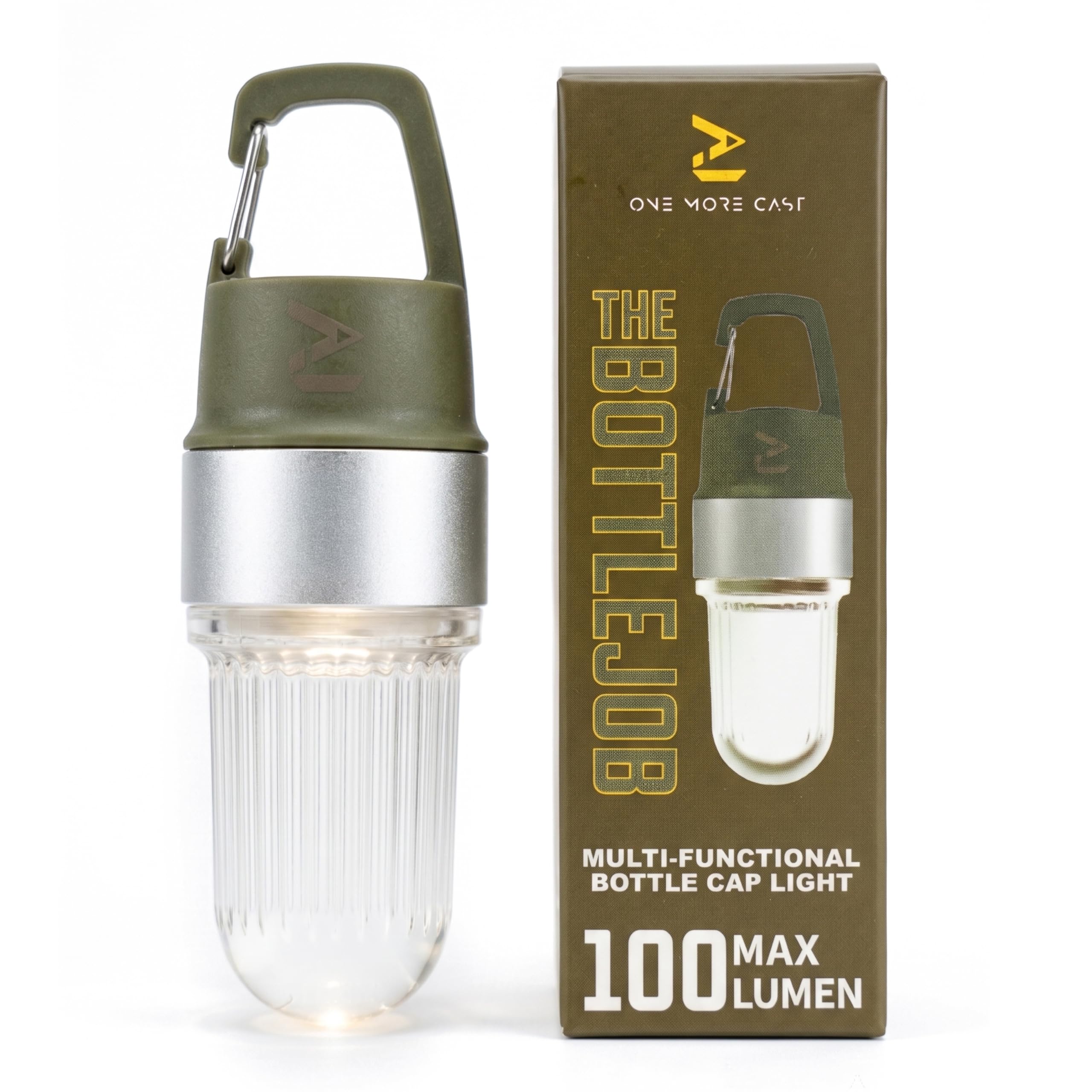 OMC The BottleJob - USB Rechargeable Bottle Cap Light & Torch