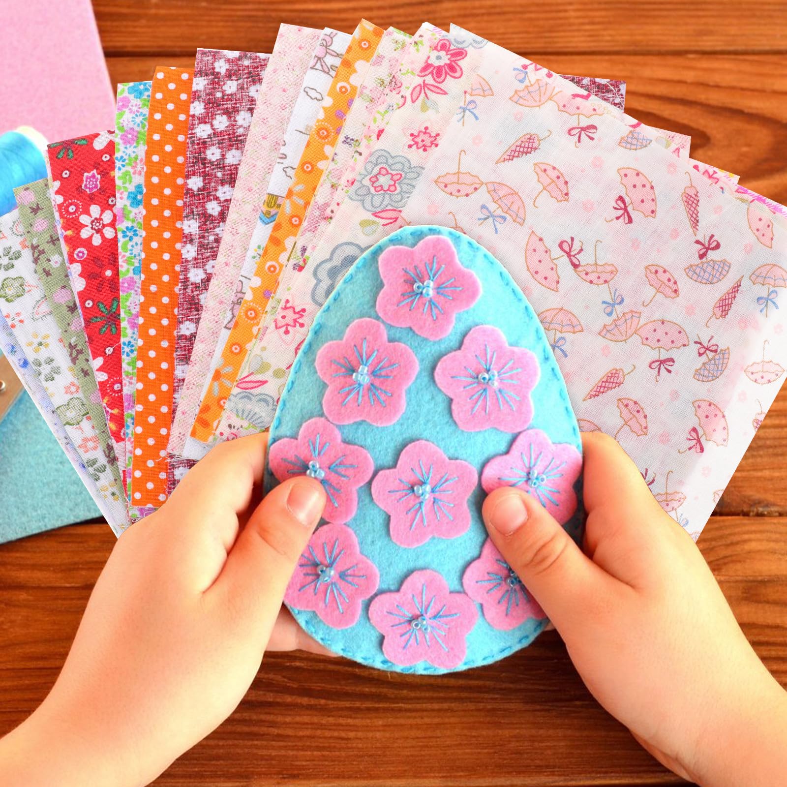 ARTIBETTER 100 Pezzi Tessuto Per Tessuto Per Trapuntatura Trapunte Patchwork Cucito Quadrato Materiale Stampato Per Trapunte Tessuti