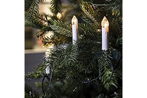 Lights4fun Inc. 50 Flameless Christmas Tree Candle Lights
