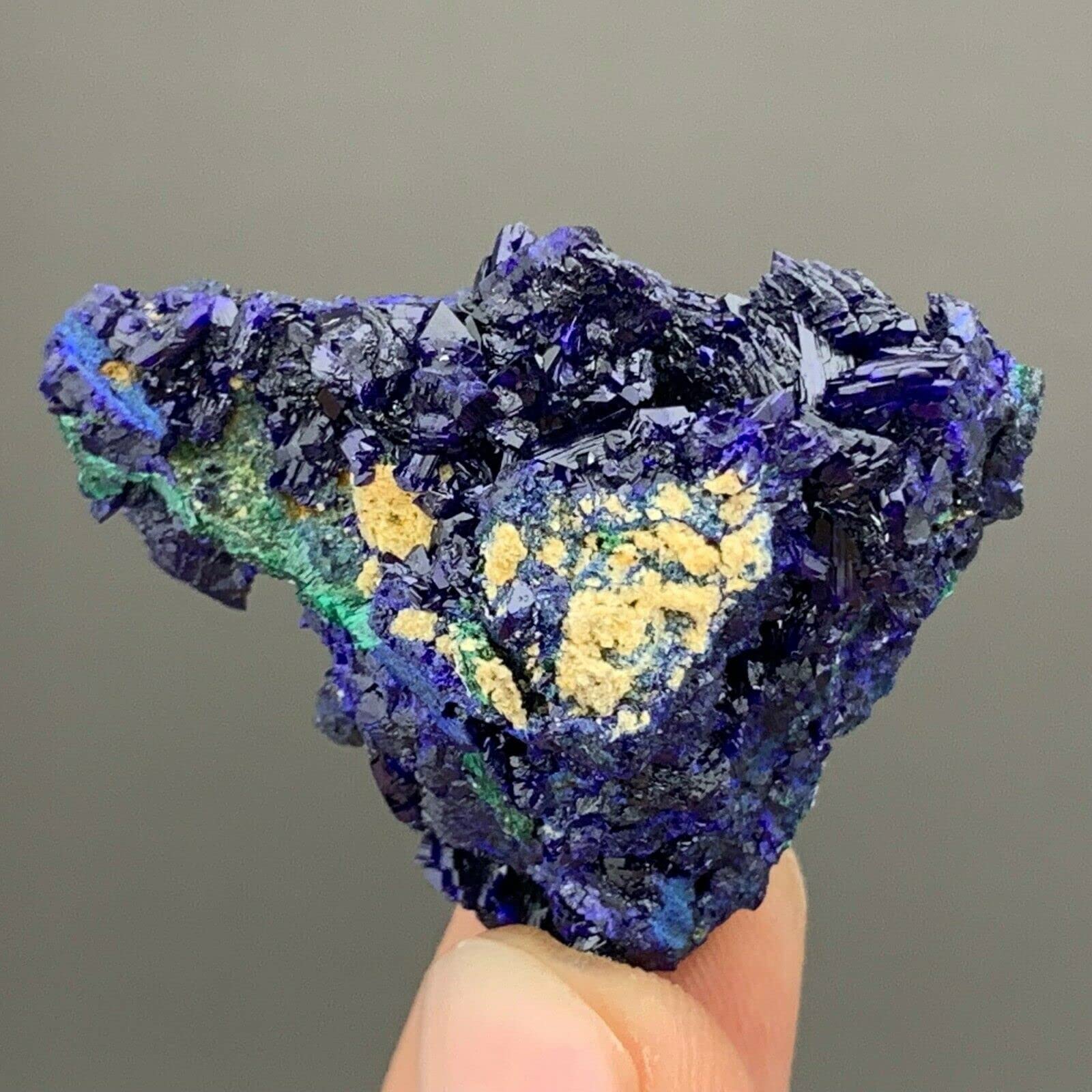 Spécimens naturels de cristallins d'azurite/Malachite de Chine Y4 xingyong