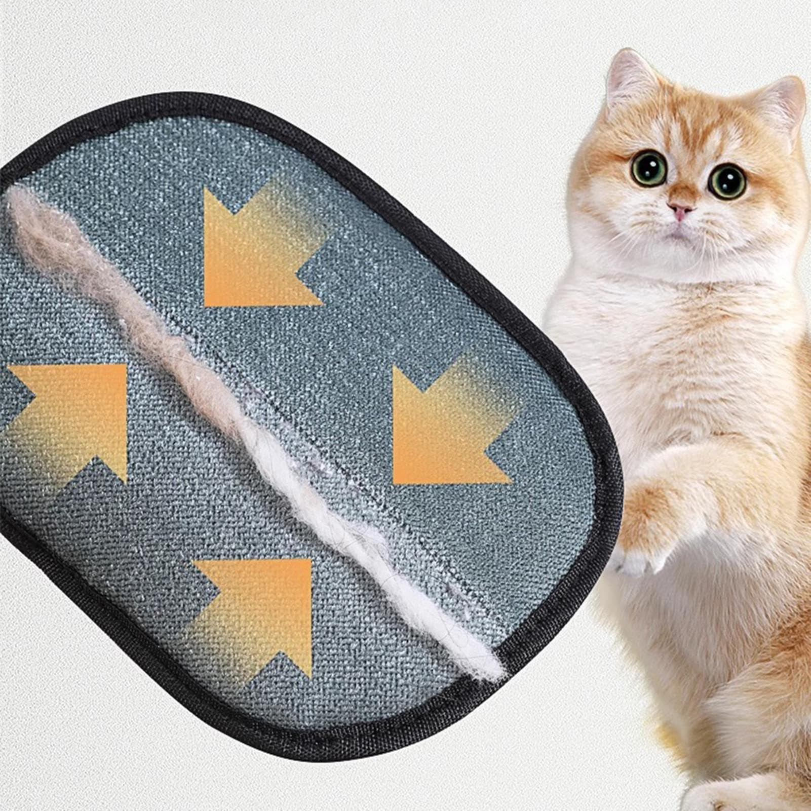 Guanto Rimuovi Pelo Gatto Attrezzi Pulizia Ergonomici Riutilizzabili | Guanto per Rimozione Pelo di Cani e Gatti Per Bagno Massaggio Tappeto Mobili Sedile Auto Biancheria