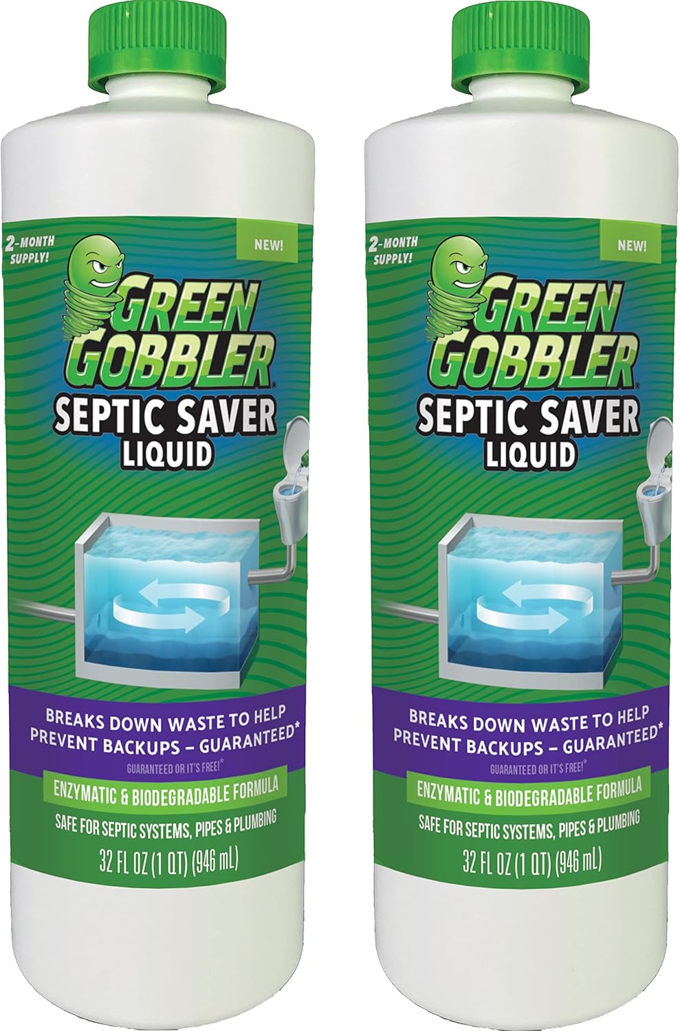 Green Gobbler Septic Saver Liquid Septic Tank Treatment