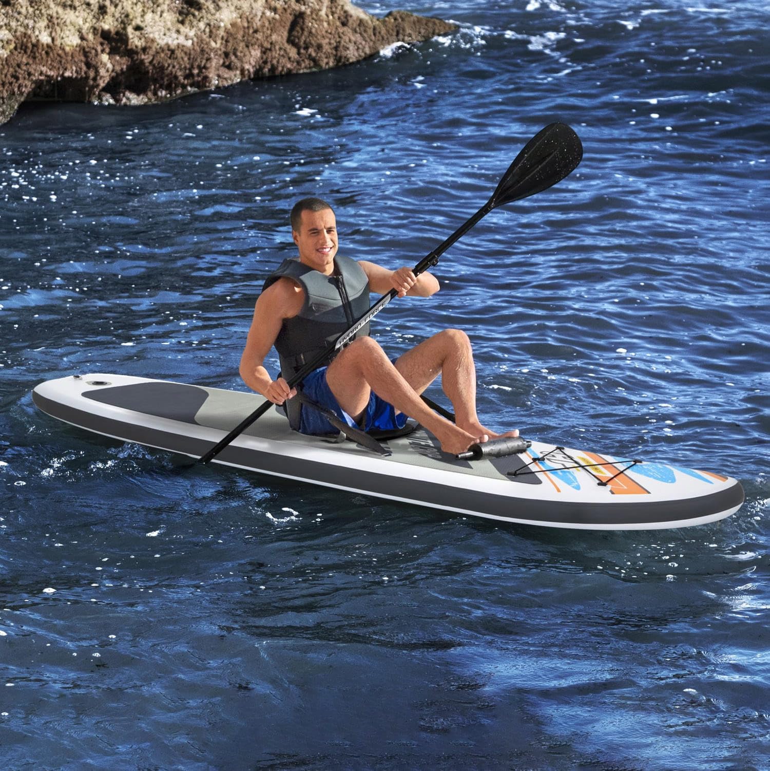 SUP Hydro-Force nadmuchiwana deska surfingowa dla początkujących i zaawansowanych z akcesoriami