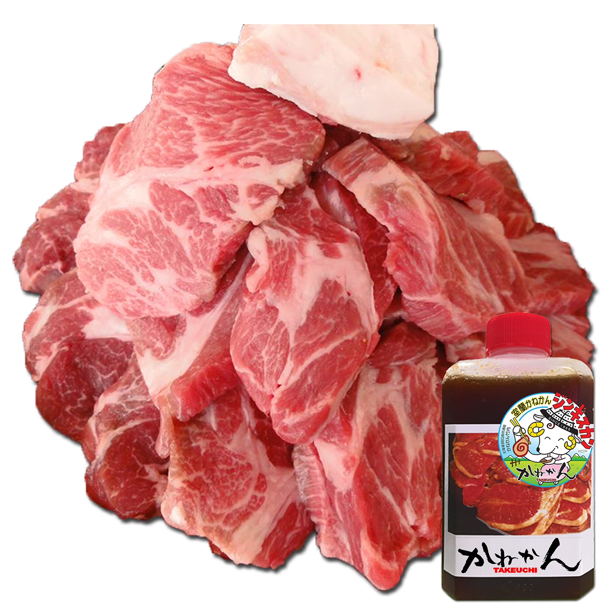 かねかん竹内 ラム肉 ジンギスカン 自家製たれ付き(通常の2倍 360g) セット 北海道 BBQ 冬 忘年会 クリスマス ラム肩ロース