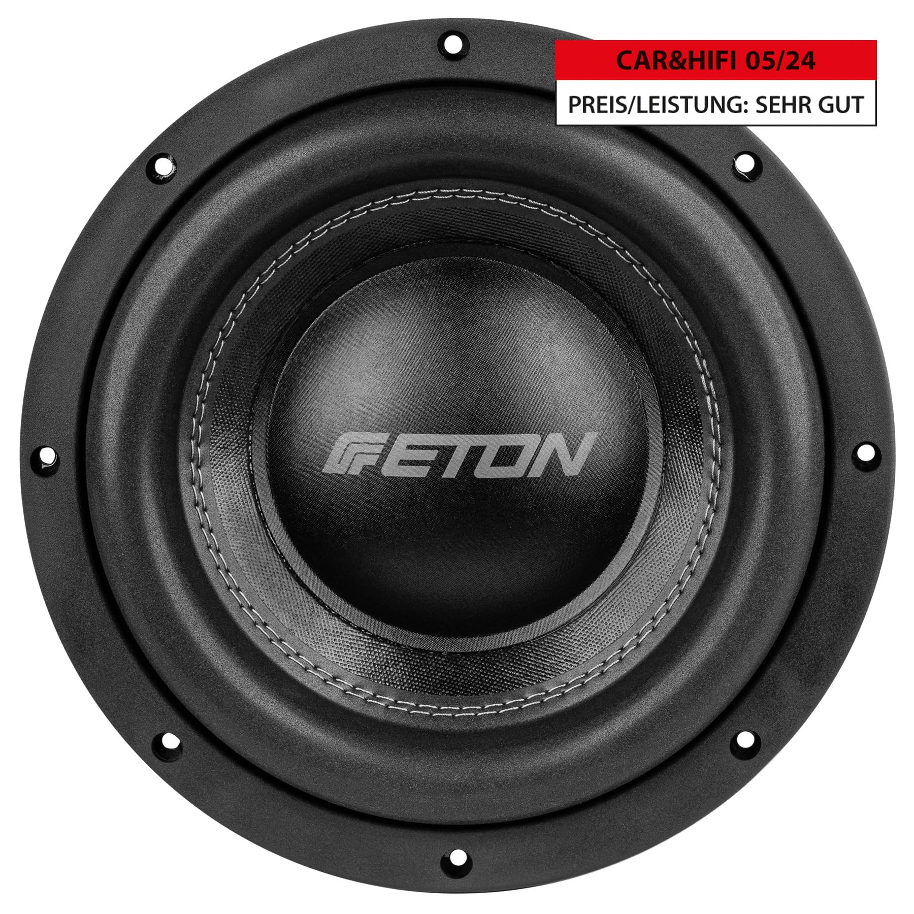ETON MW 10 – Kraftvoller 25 cm / 10 Zoll Subwoofer, Langhub Bass fürs Auto, Tiefton Lautsprecher mit Ferrit-Magnet, 2 x 2 Ohm Doppelschwingspule, 2 x 550 Watt, 1 St.