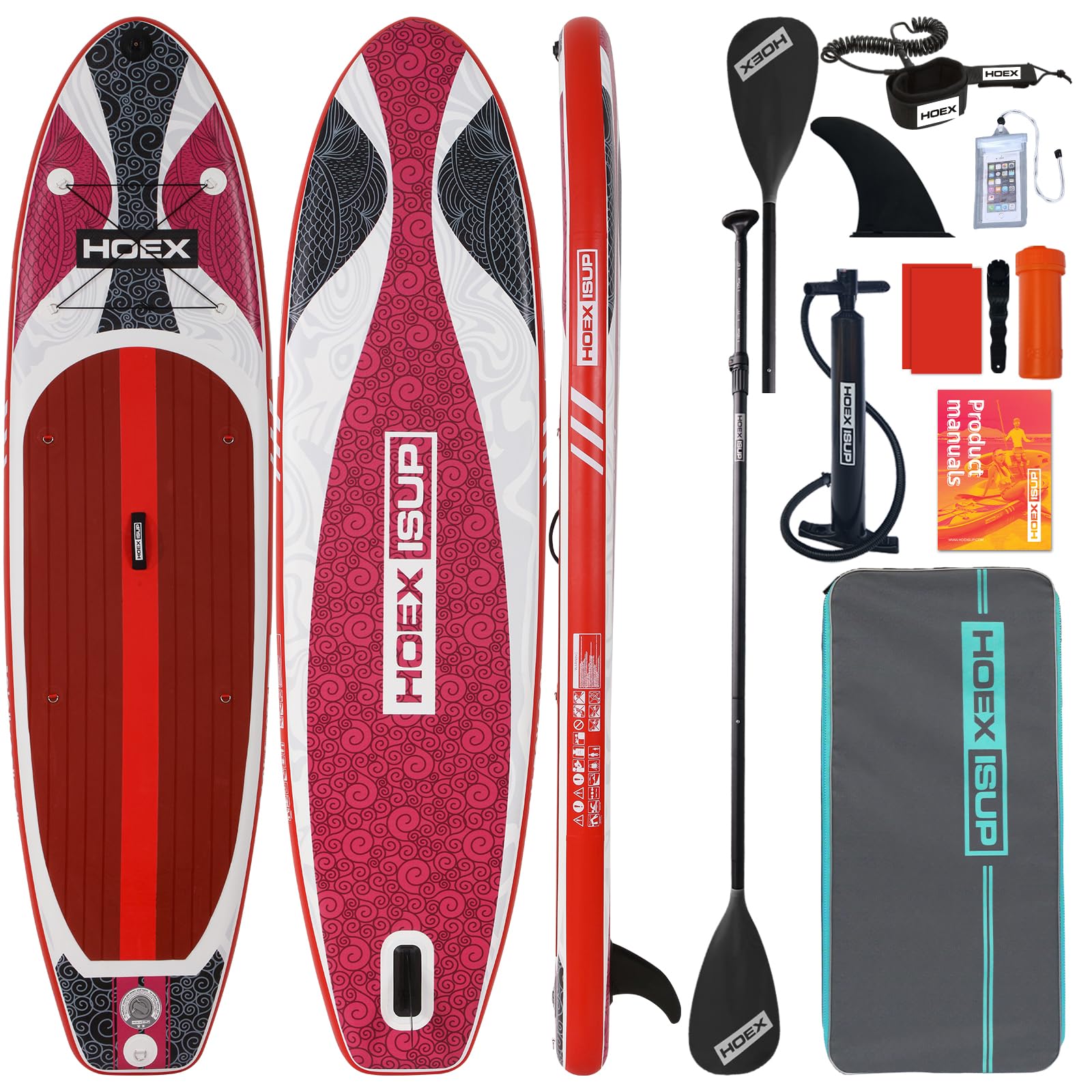 Tavola SUP Gonfiabile HOEXISUP - Stand Up Paddle Board Con Accessori Completi - Foto 10