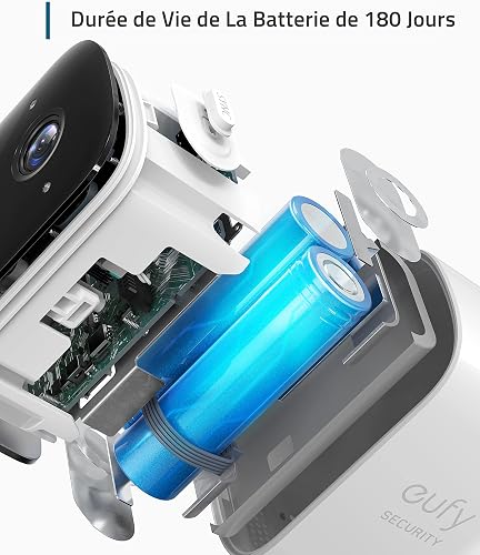 eufy Security Caméra de Surveillance WiFi Extérieure sans Fil, eufyCam 2C Base + 2 caméras, Autonomie de 180j, HD 1080p, Étanchiété IP67, Vision Nocturne, sans Charges mensuelles (Stockage Local) - 3