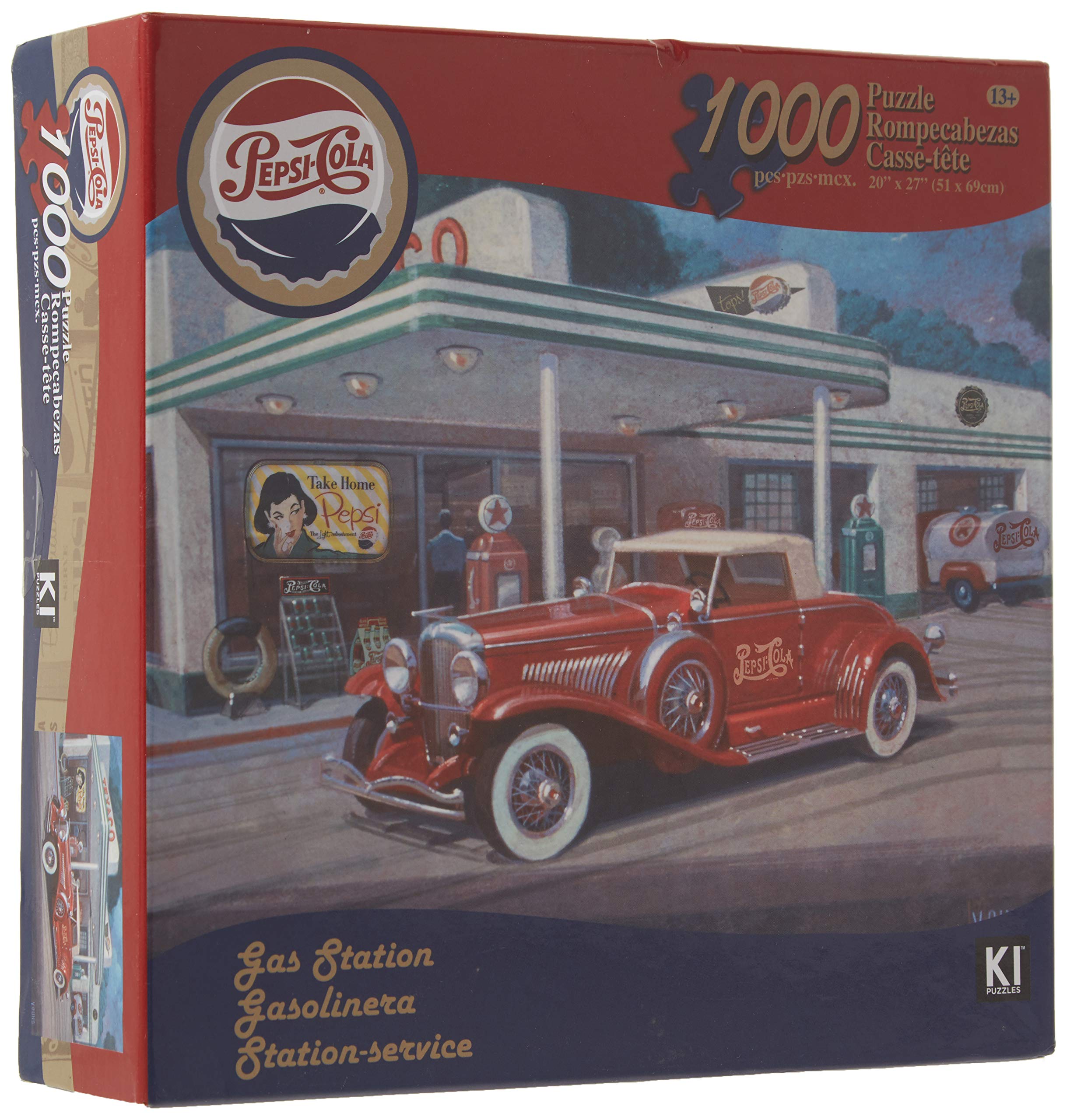 Pepsi-Cola Vintage 1000 Piece Jigsaw Puzzle Sunday Afternoon
