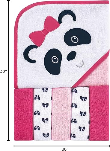 Miniatura 9 de Toalla con capucha y 5 toallas de mano Luvable Friends, talla única