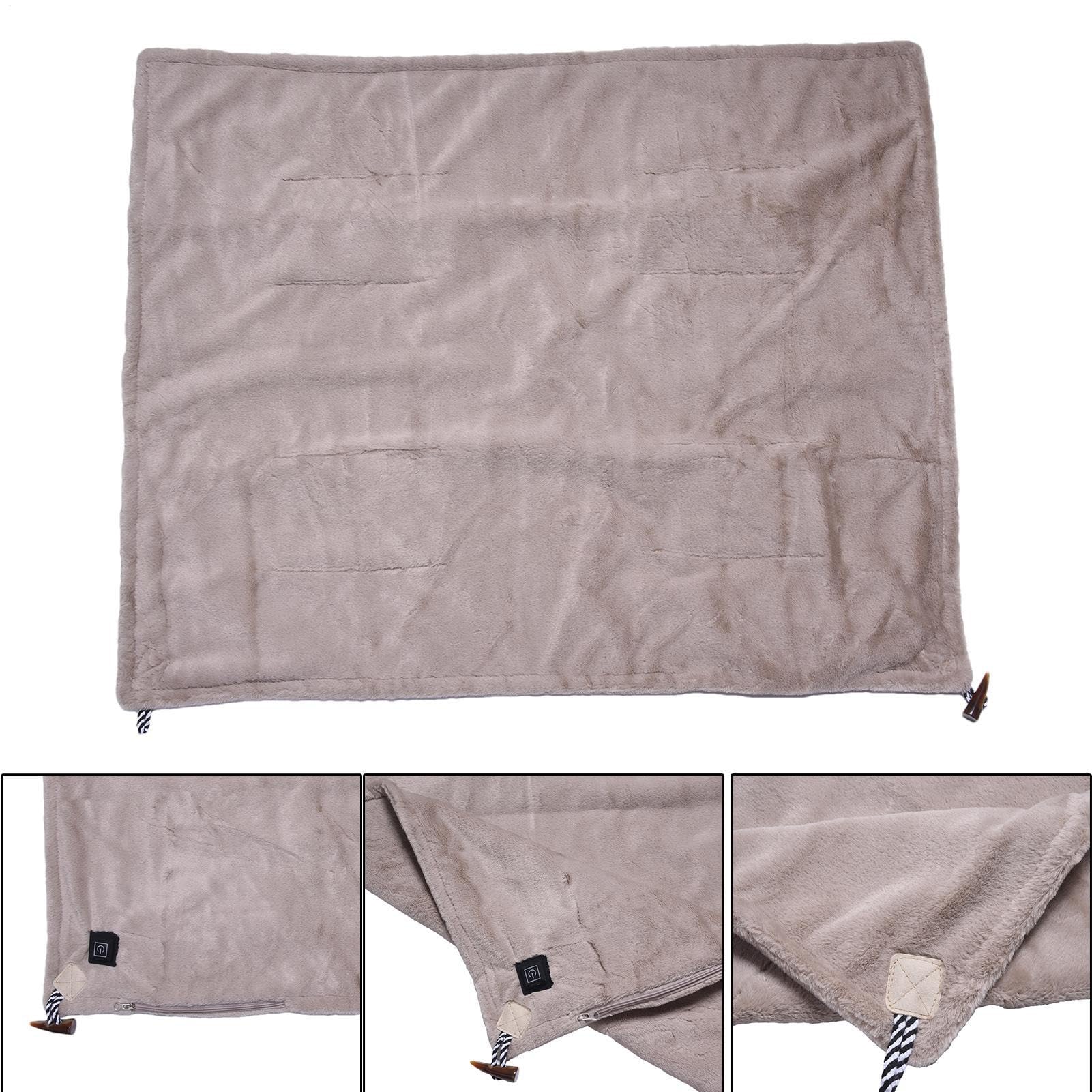 Coperta Elettrica Riscaldata Indossabile Senza Fili Scialle elettrico | Coperta Elettrica Riscaldata Da Grembo Caldo, Morbido, Portatile, Lavabile, Comodo, Leggero, Multiuso per Casa, V