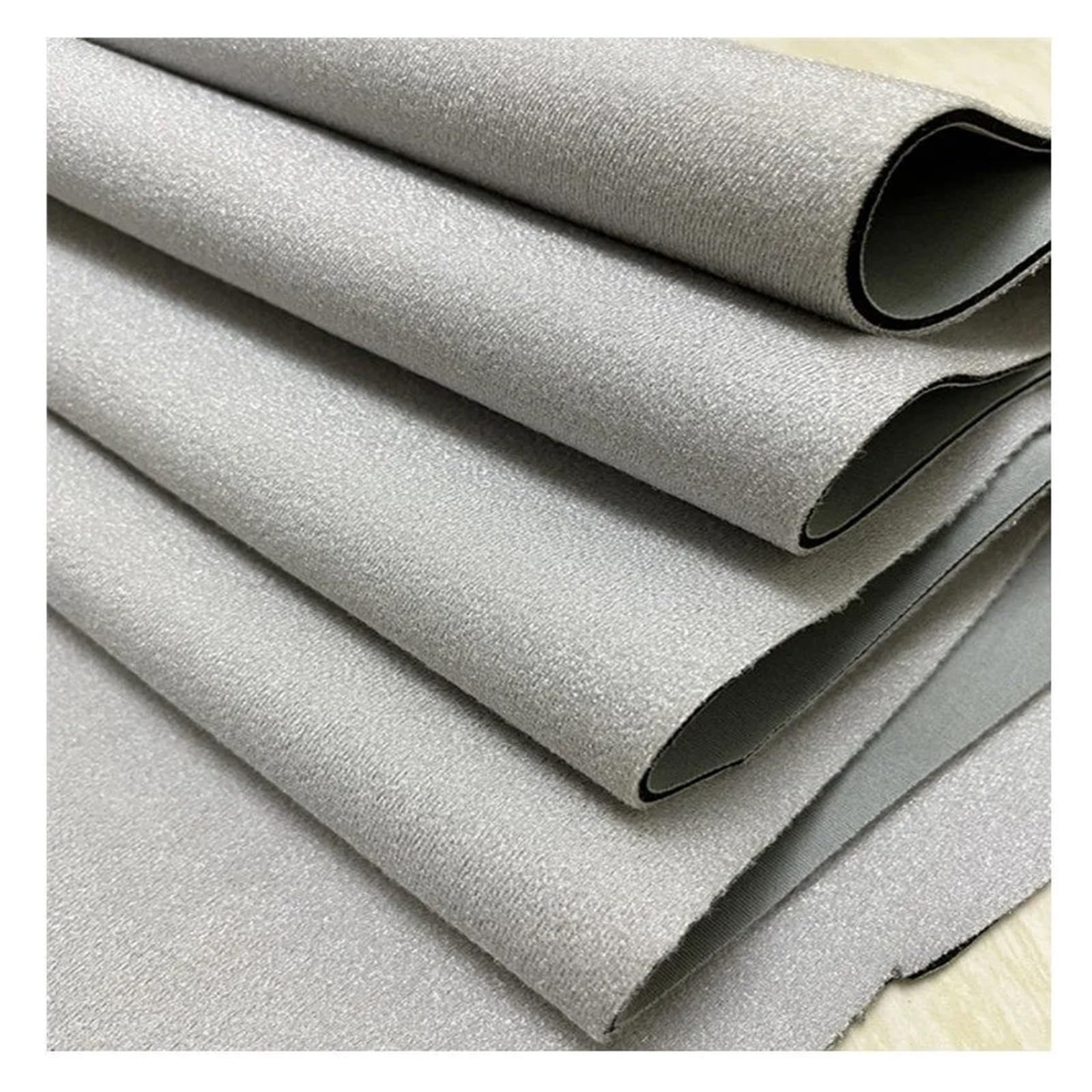 Neoprene Waterproof Fabric Colored Cloth Neoprene Composite Fabric Materials for Diving(Black)