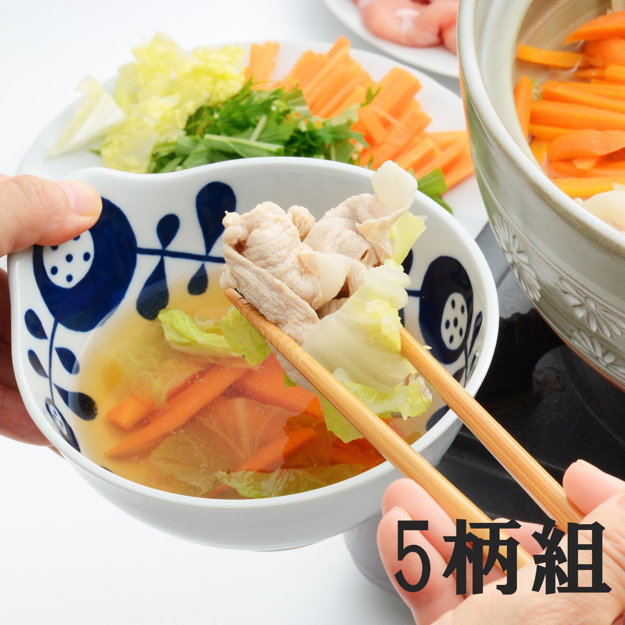 Amazon｜西日本陶器 食器 器 ボウル 中鉢 とんすい 5個 セット 有田焼 