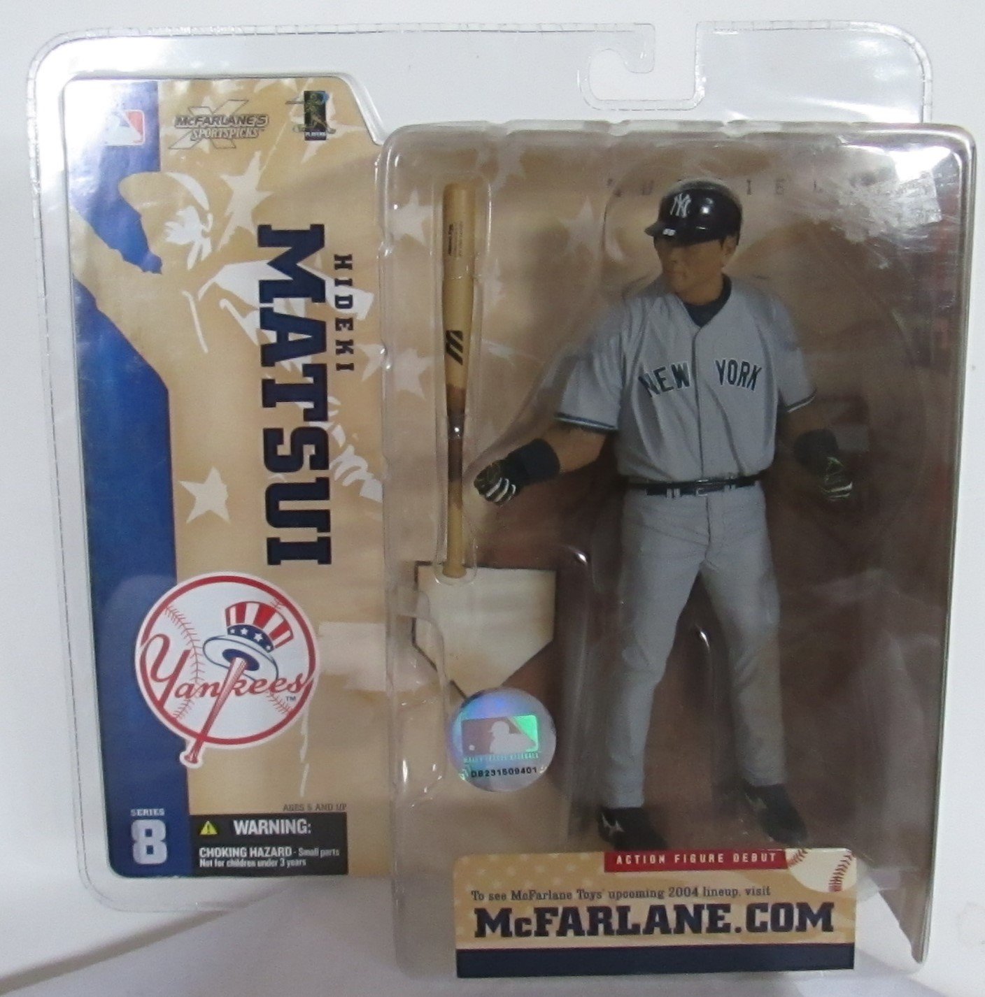 松井秀喜　マクファーレントイズフィギュアHideki Matsui MLB 8 Amazon.co.jp: MLB シリーズ8 松井 秀喜 Hideki Matsui/NY YANKEES