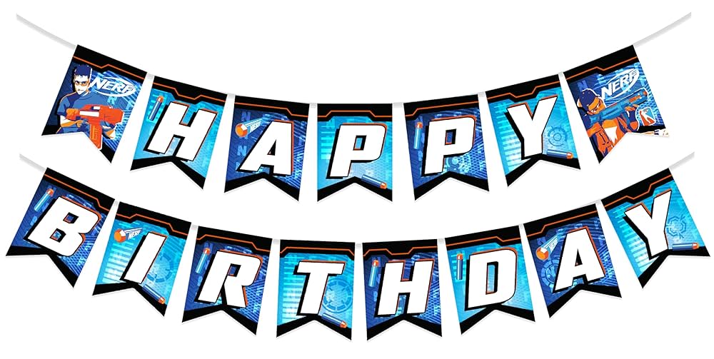 Amazon.com: Officially Licensed Nerf Banner - Party Supplies and Decorations for Birthdays : Toys & Games amazon-com-officially-licensed-nerf-banner-party-supplies-and-decorations-for-birthdays-toys-games