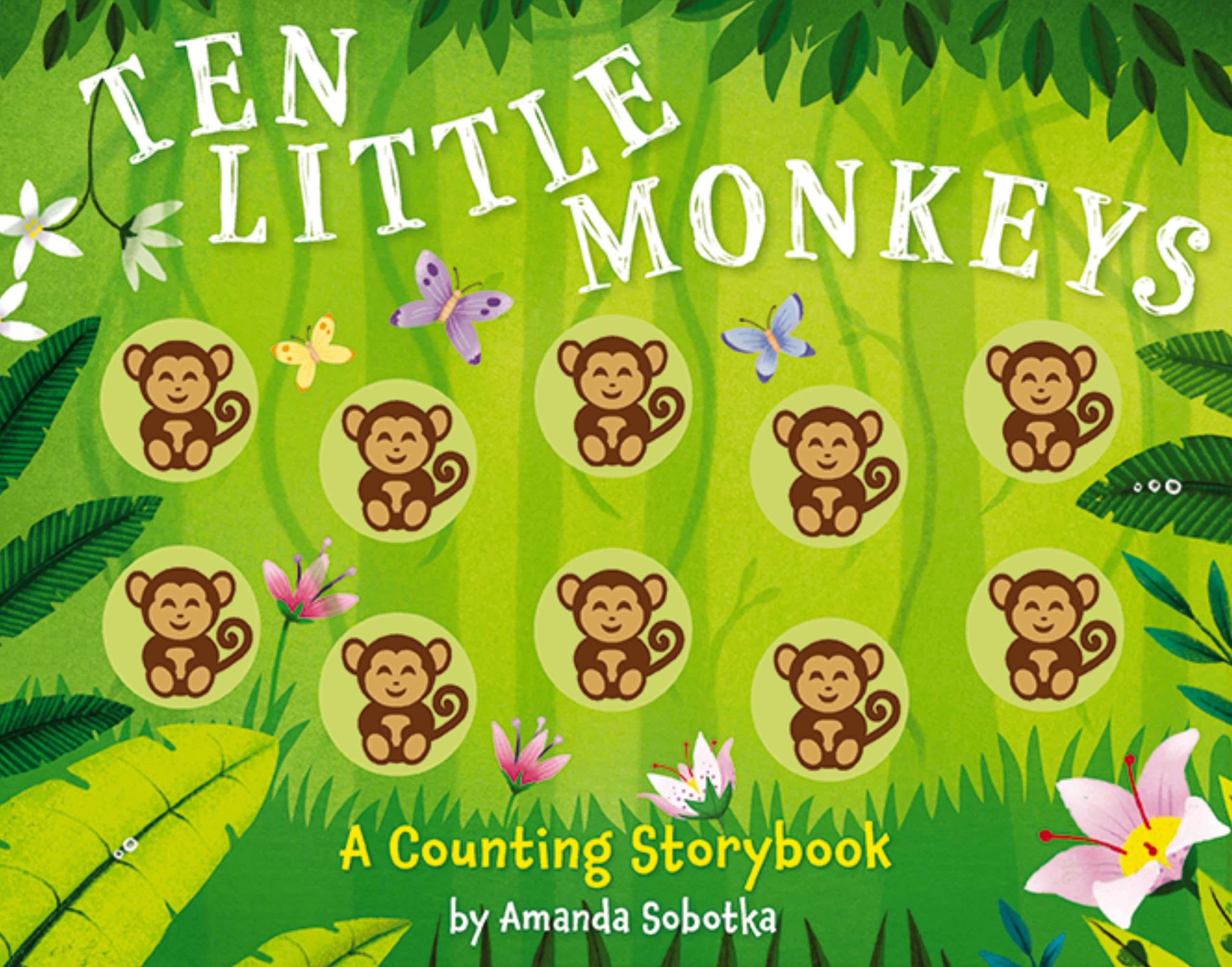 Ten Little Monkeys by Amanda Sobotka, Lizzie Walkley - 9781646432431