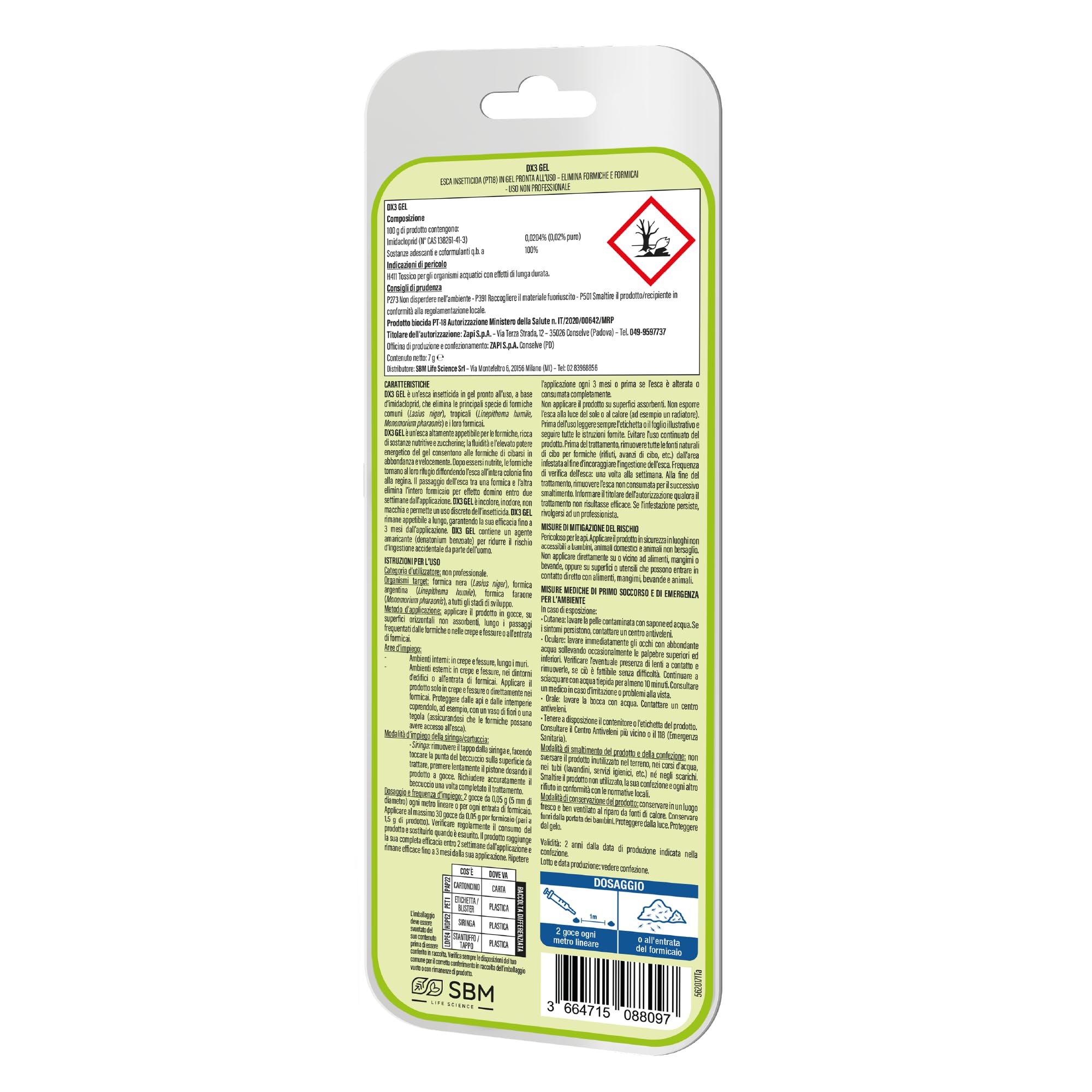 Forminix Gel Insetticida per Formiche Pronto Uso 7 g
