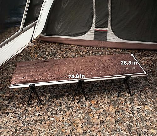 Miniatura 5 de S'more OKURUMI 1.3 lbs Ultralight 32-59F Down Sleeping Bag,Ultra Compact 628 Fill Power Envelope Sleeping Bag Great for Hiking, Backpacking, Cold